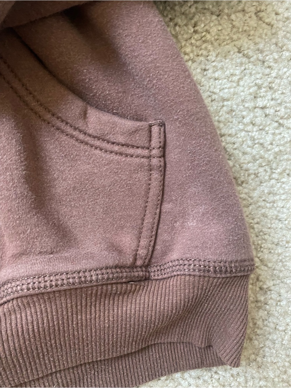 Free People FP Movement Final Call Hoodie Sweatshirt Brown Medium - Picture 8 of 11